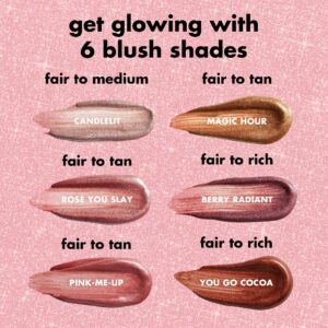 e.l.f. Halo Glow Blush Beauty Wand, Berry Radiant, 0.33 fl oz - Image 6