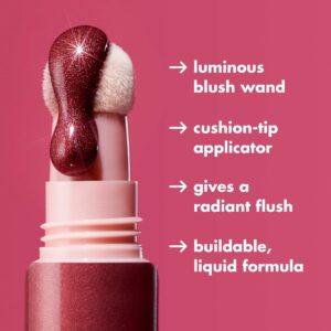 e.l.f. Halo Glow Blush Beauty Wand, Berry Radiant, 0.33 fl oz - Image 7