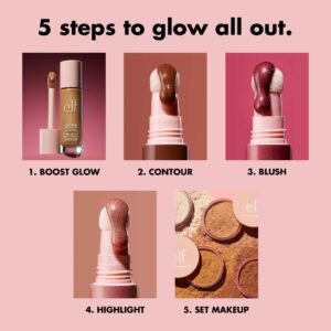 e.l.f. Halo Glow Blush Beauty Wand, Berry Radiant, 0.33 fl oz - Image 13