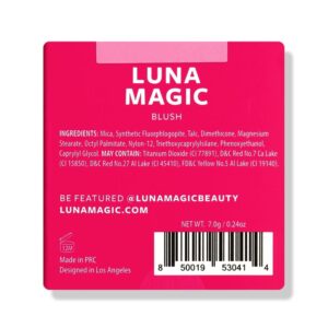 Luna Magic Compact Pressed Powder Blush, Aalia , VibrantPink - Image 4