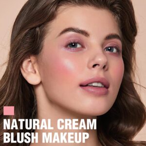 FOCALLURE Cream Blush Makeup, Long Wearing Blush Stick for Cheeks, BABY PINK - Image 7