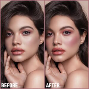 FOCALLURE Cream Blush Makeup, Long Wearing Blush Stick for Cheeks, BABY PINK - Image 26