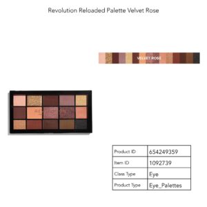 Makeup Revolution Reloaded Shadow Palette - Velvet Rose - Image 4