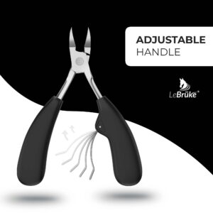 Lebrüke® Podiatrist Toenail Clippers - Nail Nipper for Seniors - for Thick & Ingrown Toe Nails - with Extra Sharp Blade - Image 4