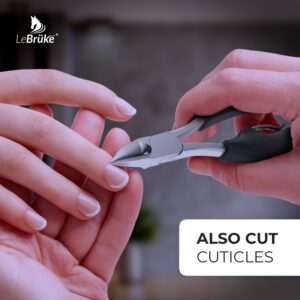 Lebrüke® Podiatrist Toenail Clippers - Nail Nipper for Seniors - for Thick & Ingrown Toe Nails - with Extra Sharp Blade - Image 5