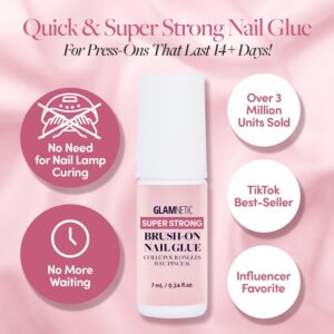 Glamnetic – Press-On Nail Glue | Durable, Long Lasting False Nail Adhesive Glue