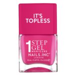 Nails.INC, It’s Topless Gel Nail Polish, 4-in-1 Base Coat, Treatment, Color & Top Coat, Olivia, Magenta Creme, 0.47oz