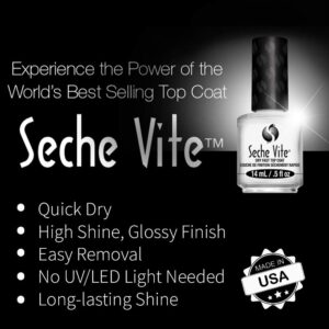 Seche Vite Dry Fast Top Coat Nail Polish 14ml/0.5oz - Image 3