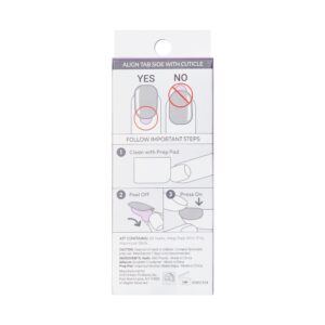 KISS imPRESS Design Press on Nails, Secretly Yours, Pink, Short Oval, 30 Count - Image 5