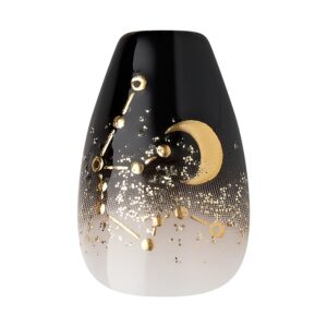 KISS Voguish Fantasy, Press On Nails, Radient, Black, Short Coffin, 28 Count