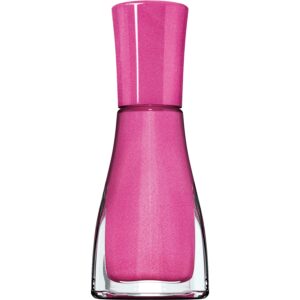 Sally Hansen Insta-Dri Nail Color, Pumped Up Pink, 3-in-1 Formula, Color Nail Polish, 0.31 Oz, Quick Dry Nail Polish, Nail Polish, Top Coat Nails, Full Coverage Formula, One Stroke, One Coat - Image 2