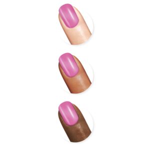 Sally Hansen Insta-Dri Nail Color, Pumped Up Pink, 3-in-1 Formula, Color Nail Polish, 0.31 Oz, Quick Dry Nail Polish, Nail Polish, Top Coat Nails, Full Coverage Formula, One Stroke, One Coat - Image 4