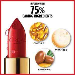 L'Oreal Paris Colour Riche Original Satin Lipstick for Moisturized Lips, 766 Plum Explosion - Image 3