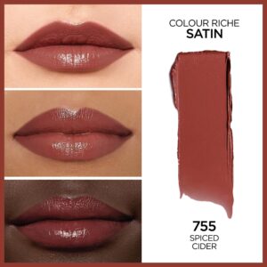 L'Oreal Paris Colour Riche Original Satin Lipstick for Moisturized Lips, 766 Plum Explosion - Image 11