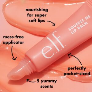 e.l.f. Squeeze Me Lip Balm, Peach, 0.21oz - Image 6
