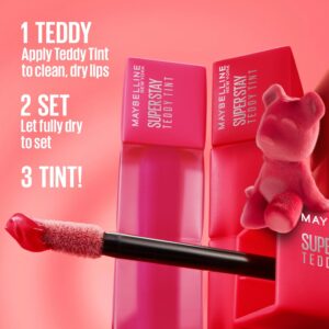 Maybelline Super Stay Teddy Tint, Long Lasting Matte Lip Stain, Wild At Heart, 0.17 fl oz - Image 7