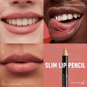 NYX Professional Makeup Slim Lip Pencil, Long-Lasting Creamy Lip Liner, 820 Espresso, 0.035 fl oz - Image 23
