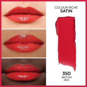 L'Oreal Paris Colour Riche Original Satin Lipstick for Moisturized Lips, 766 Plum Explosion - Image 124