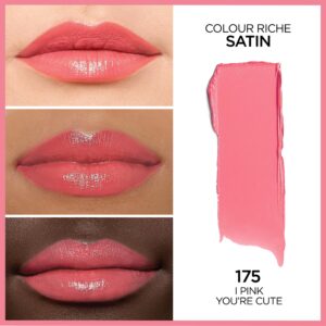 L'Oreal Paris Colour Riche Original Satin Lipstick for Moisturized Lips, 766 Plum Explosion - Image 134