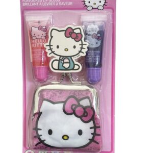 Hello Kitty Lip Gloss With Coin Purse Set