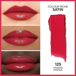 L'Oreal Paris Colour Riche Original Satin Lipstick for Moisturized Lips, 766 Plum Explosion - Image 147