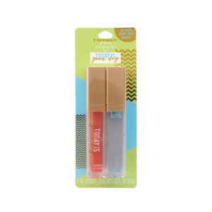Taste Beauty Power Line – Lip Gloss 2pk, .35 oz mirror on a lip gloss