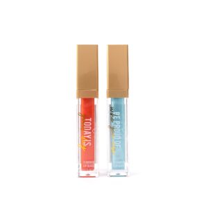 Taste Beauty Power Line – Lip Gloss 2pk, .35 oz mirror on a lip gloss