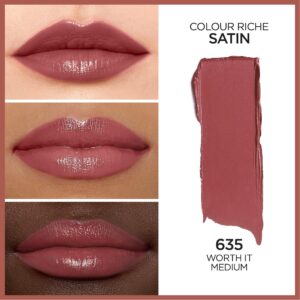L'Oreal Paris Colour Riche Original Satin Lipstick for Moisturized Lips, 766 Plum Explosion - Image 153