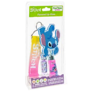 Stitch Lip Gloss Set, Strawberry and Grape Flavors, Pink and Purple - Image 3