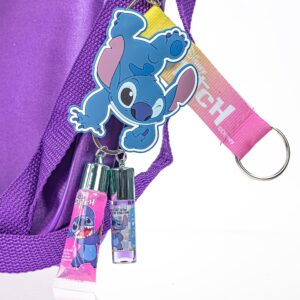 Stitch Lip Gloss Set, Strawberry and Grape Flavors, Pink and Purple - Image 7