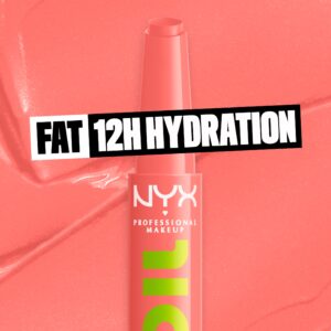 NYX Professional Makeup Gloss Collections Fat Oil Slick Click, Lightweight Hydration, In A Mood, 0.07 oz - Image 28