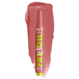 NYX Professional Makeup Gloss Collections Fat Oil Slick Click, Lightweight Hydration, In A Mood, 0.07 oz - Image 101