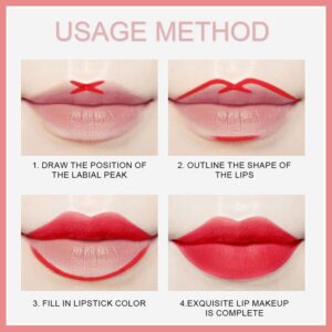 Firstfly 12 Colors Matte Retractable Lip Liner Pencil Set,High Pigment Velvet Nude Collection Makeup Waterproof Long Wear Lip Gloss,Slim Smooth Long Lasting Lip Liner for Women Beauty Makeup - Image 5