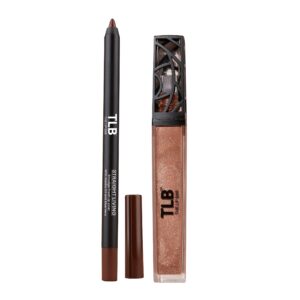 The Lip Bar Perfect Pair Lip Kit, Straight Living Lip Liner and Goddess Lip Gloss - Image 1