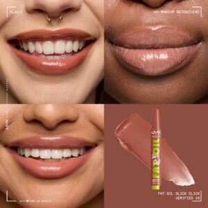 NYX Professional Makeup Fat Oil Slick Click Hydrating Tinted Lip Balm, Main Character - Image 56