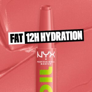 NYX Professional Makeup Fat Oil Slick Click Hydrating Tinted Lip Balm, Main Character - Image 108