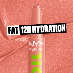 NYX Professional Makeup Fat Oil Slick Click Hydrating Tinted Lip Balm, That's Major - Image 48