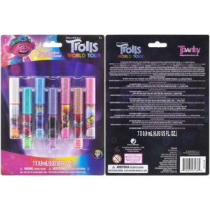 Townley Girl Trolls World Tour Super Sparkly 7 Pack Party Favor Lip Gloss, 7 CT - Image 9