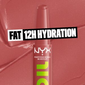 NYX Professional Makeup Fat Oil Slick Click Hydrating Tinted Lip Balm, That's Major - Image 69