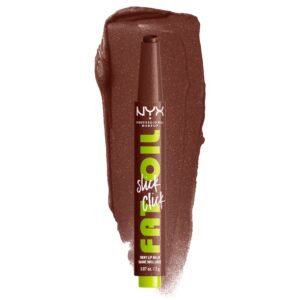 NYX Professional Makeup Fat Oil Slick Click Hydrating Tinted Lip Balm, That's Major - Image 85