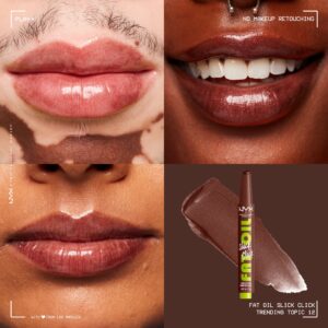 NYX Professional Makeup Fat Oil Slick Click Hydrating Tinted Lip Balm, That's Major - Image 86