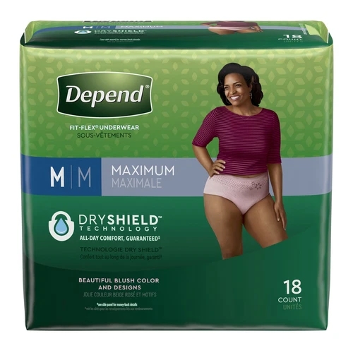A Disposable Underwear Female Medium 18 Ct