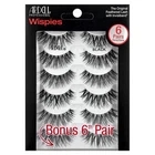 A Eyelashes, Wispies, 113 Black, 6 Pairs