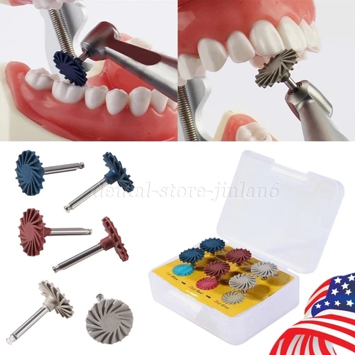 Crisp – Dental Diamond System Rubber Wheel For Rotary Grinding Polishing Disc