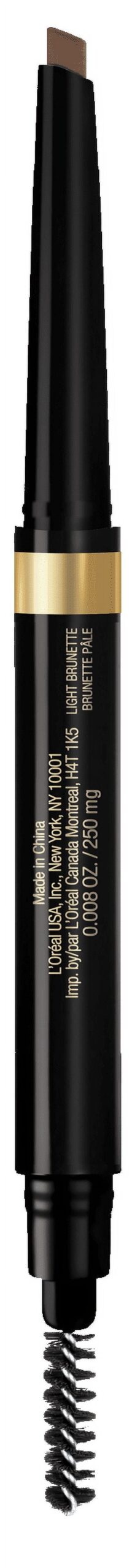 L’Oreal Paris Stylist Shape and Fill Mechanical Eyebrow Makeup Pencil, Dark Blonde