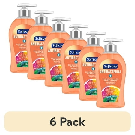 Softsoap Antibacterial Liquid Hand Soap, Crisp Clean, 11.25 Fluid Ounce Bottle