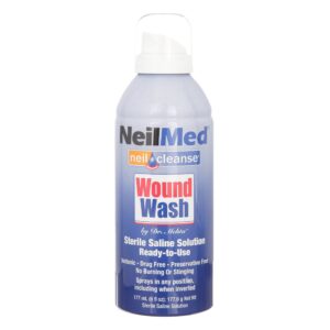 NeilMed Neilcleanse Wound Wash, Sterile Saline, 6 oz, 1 Piece - Image 9
