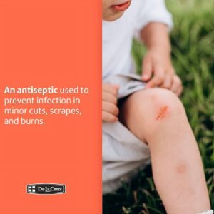 De La Cruz Tincture of Iodine First Aid Natural Antiseptic Tintura De Yodo 2% Sol. 1 Fl Oz - Image 7