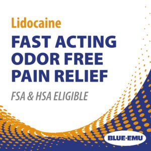 Blue-Emu Lidocaine Pain Relief Cream for Muscle and Joint Pain with 4% Lidocaine, 2.7 oz - Image 4