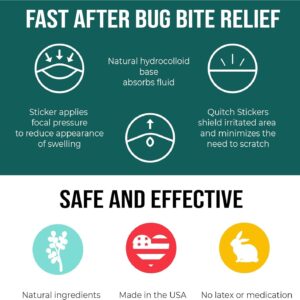 Quitch Bug Bite Itch Relief Patches/Pads, 18 Count - Image 6